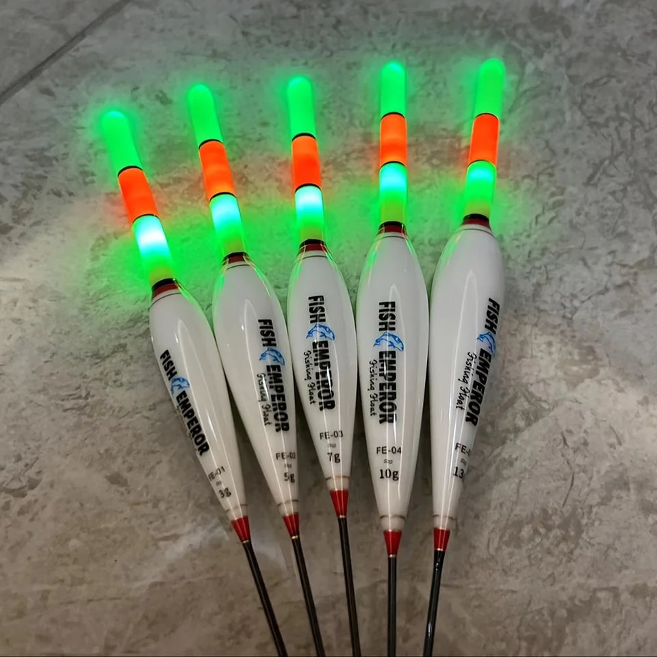 2pcs Night Fishing Electronic Float Large Buoyancy Buoy Led Luminous Cr425 Summer Luminous Fishing Gear Fishing Gear 2024 New