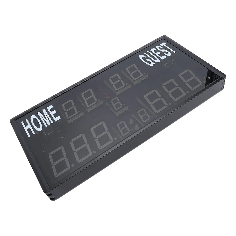 Electronic LED Scoreboard Multifunctional Countdown Match Time Display Electronic Scoreboard Remote Control for Competitions
