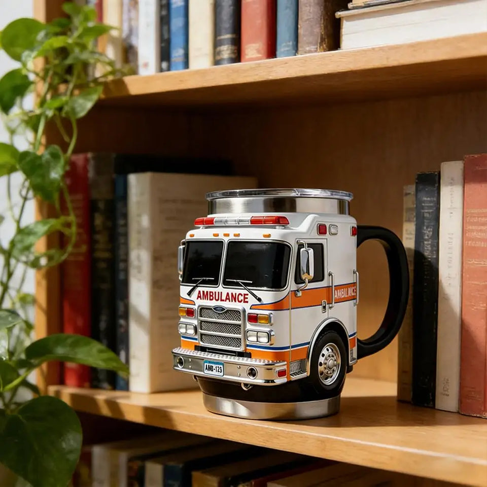 Creative Fire Rescue Mugs Firefighting Coffee Mugs Creative Design Truck Coffee Mug Firefighting Coffee Mugs Tea Cups