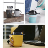 Coffee Maker Portable Pour Over Coffee Maker Set With Stainless Steel Coffee Mug Collapsible Pour Over Coffee Filter For Travel