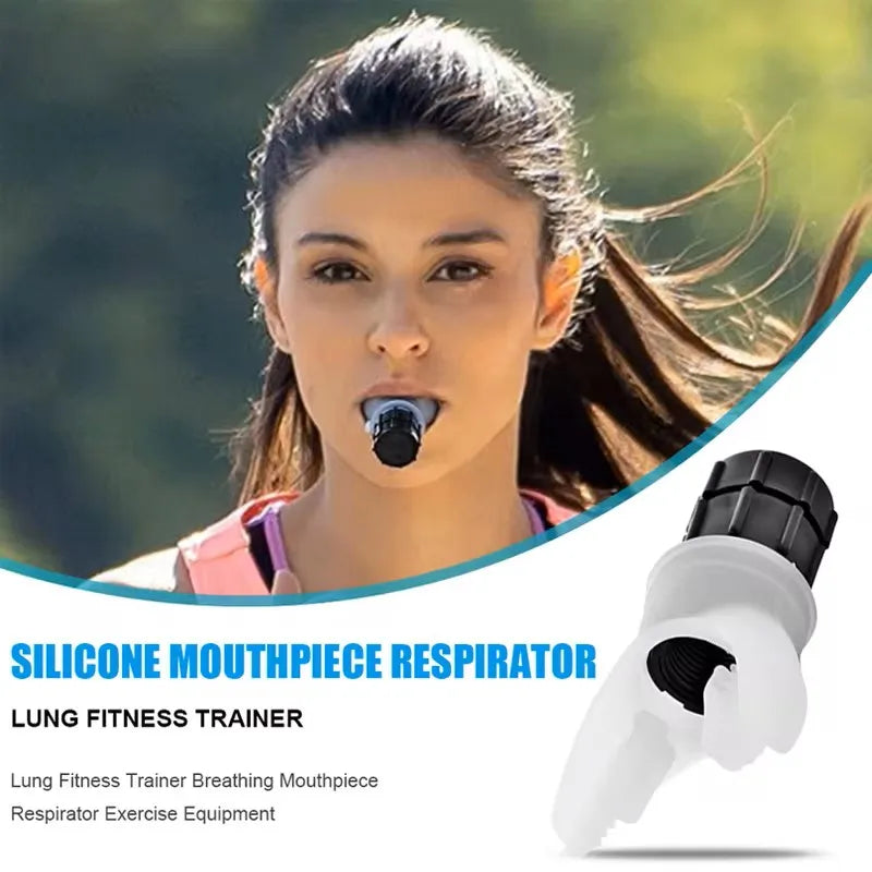 1pcs Breathing Exercise For Lungs Portable Breath Fitness Exerciser Device Endurance Workout With Adjustable Resistances