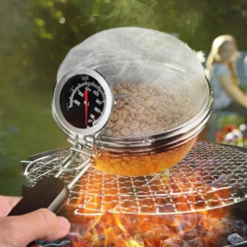 27RB Manual Coffee Bean Roaster Stainless Steel Home Roasting Tool Easy to Use Coffee Beans Baker Professional Coffee Supply