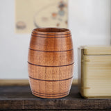 Wood Cup Household Natural Classical Wood Water Cup Beer Coffee Milk Tea Cup Kitchen Utensils 8cm Diamete