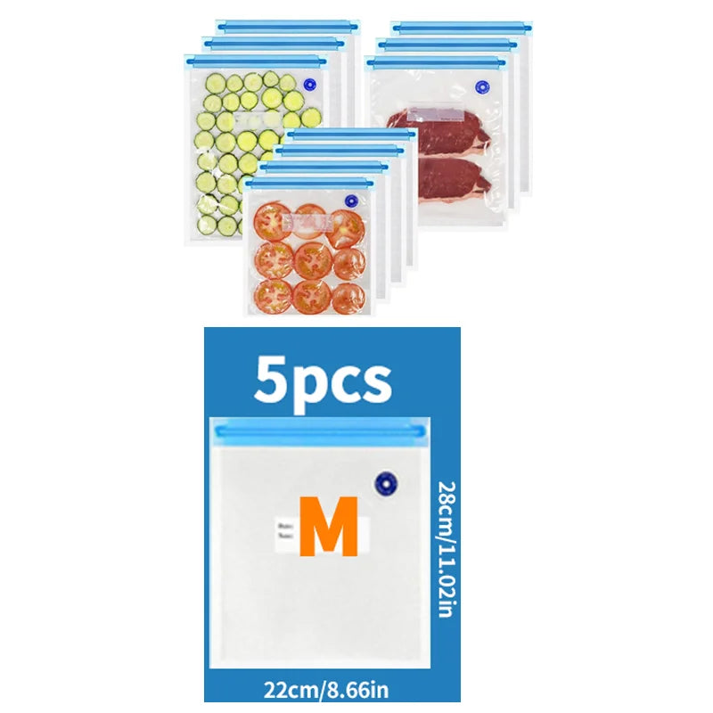 handheld vacuum sealer for Food Storage，Portable  vacuum sealer，Avoid cross contamination of food+ 50  vacuum seal bags