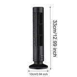 LED Tower Fan Bladeless Tower Fan 90 Degree Oscillating Quiet Portable USB Electric Desk Fan with Light for Home Bedroom Office