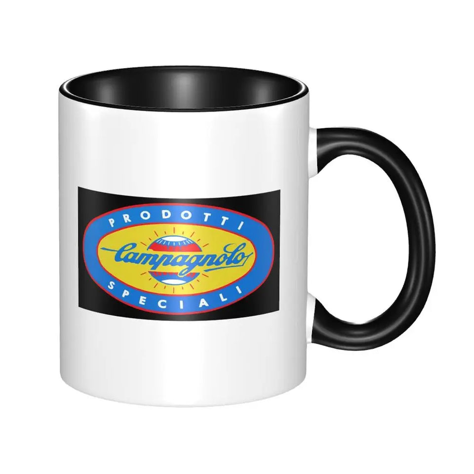 Campagnolo Vintage Italian Cycling Tour Mug Funny Ceramic Coffee Cups Tea Mugs Milk Cup Drinkware Gifts for Friends