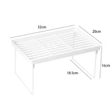 Home Closet Organizer Storage Shelf Kitchen Adjustable Storage Rack Shelves Cabinet Holders Space Saving Makeup Organizer