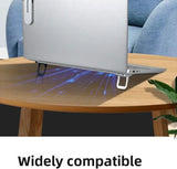 Desktop Riser Portable Foldable Laptop Stand Plastic Feet Hidden Keyboard Mini Adjustable Support Holder for Notebook
