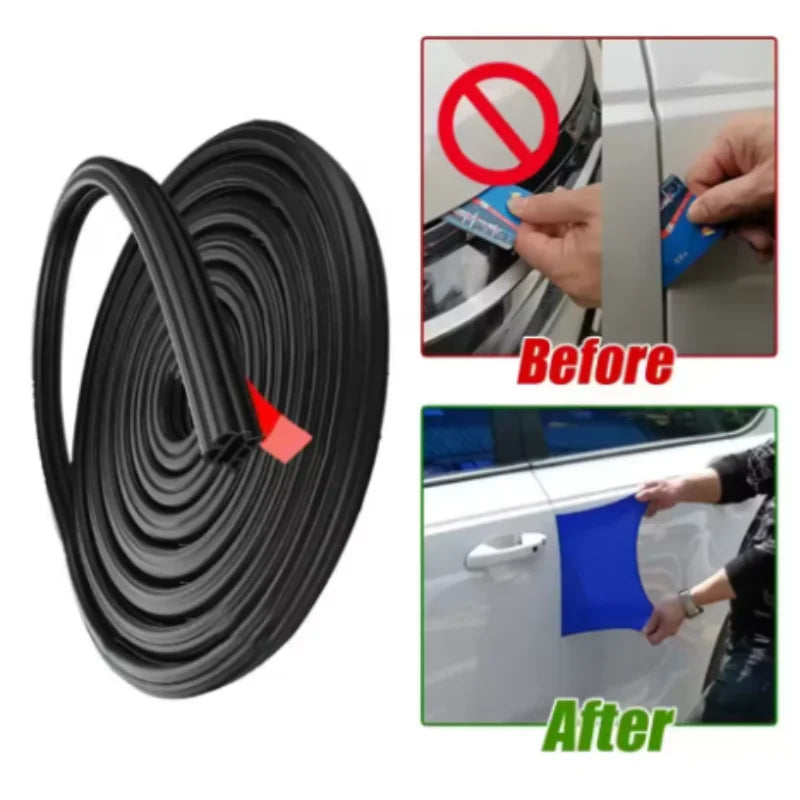 3-Layer Seal Strip Car Door Seal Strips Sound Insulation Weatherstrip Accessories Auto 2M Rubber Strips