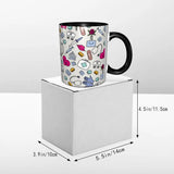 Pink Doctor Nurse Coffee Mugs DIY Customized Enfermera En Apuros Ceramic Milk Tea Mug Cup