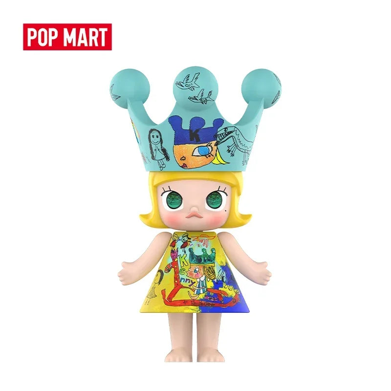 POP MART Mega Royal Molly 400% Childishness Limited Edition Series Blind Box Original Toys Guess Bag Mystery Box Ornaments Dolls