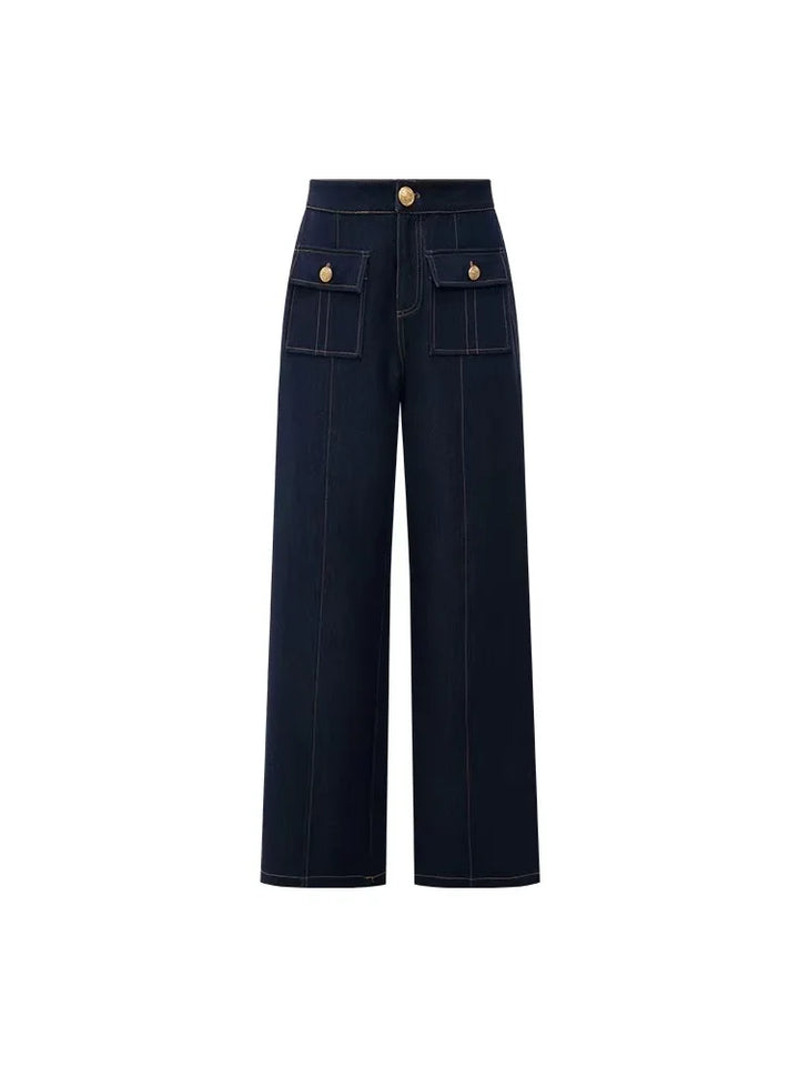 Denim suit spring and summer tops for women 2026 new style simple and elegant high-end denim fashionable style vest
