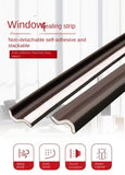 6M Self Adhesive Casement Window Door Sealing Strips Wearable Seal Foam Tape Acoustic Waterproof Dustproof Weather Stripping