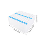 20 Grids Mobile Phone Storage Organizer Soft Foam Desk Organizer for Office Meeting Room Classroom desk phone management box