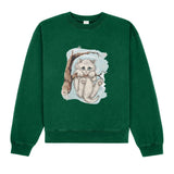 Opalite Kitten in Tree Sweatshirt 90s Nostalgia Playful Cat Crewneck Showgirl Gift Idea Clothes Unisex TS Opalite Music Pullover
