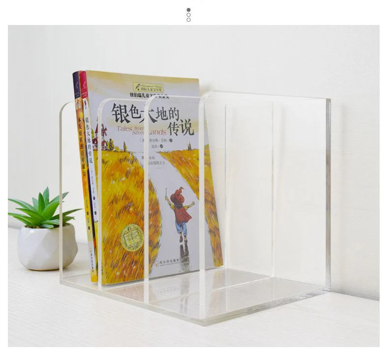 Acrylic File Organizer for Desk,File Holder for Home Office,Book Organizer for Letter,Document,Notebook,Binder,Purse,Mail