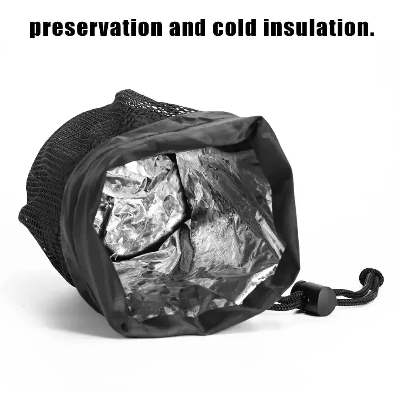Bicycle Bag Bike Bottle Holder Handlebar Stem Thermal Bag with Mesh Pocket Coffee Cup Holders Cycling Water Bottle Carrier Bag