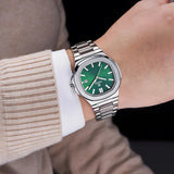 OGEDA 2024 new 40MM square men's quartz watch glass stainless steel waterproof 3Bar luminous C3 reloj hombre watches for men