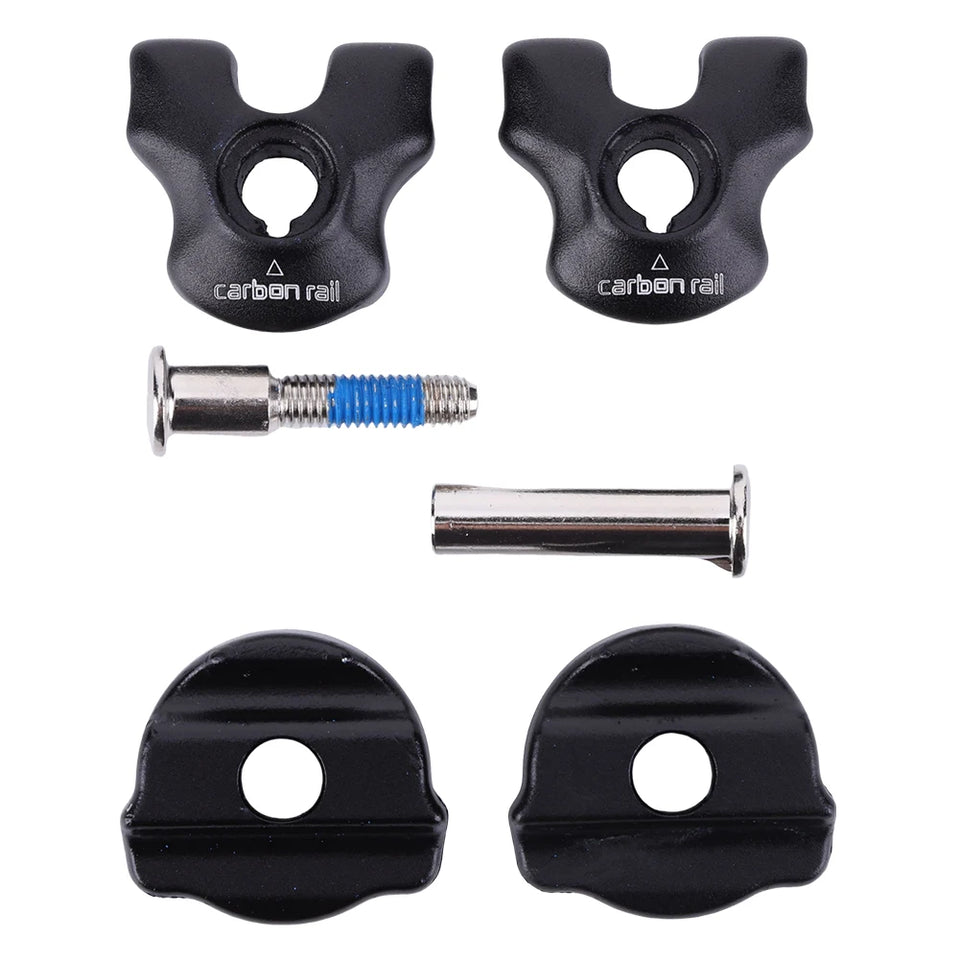 Bike Seatpost Clamp Carbon Rail Cushion Seatpost Clips Bicycle Seatpost Clamp for Oval/Round Clips