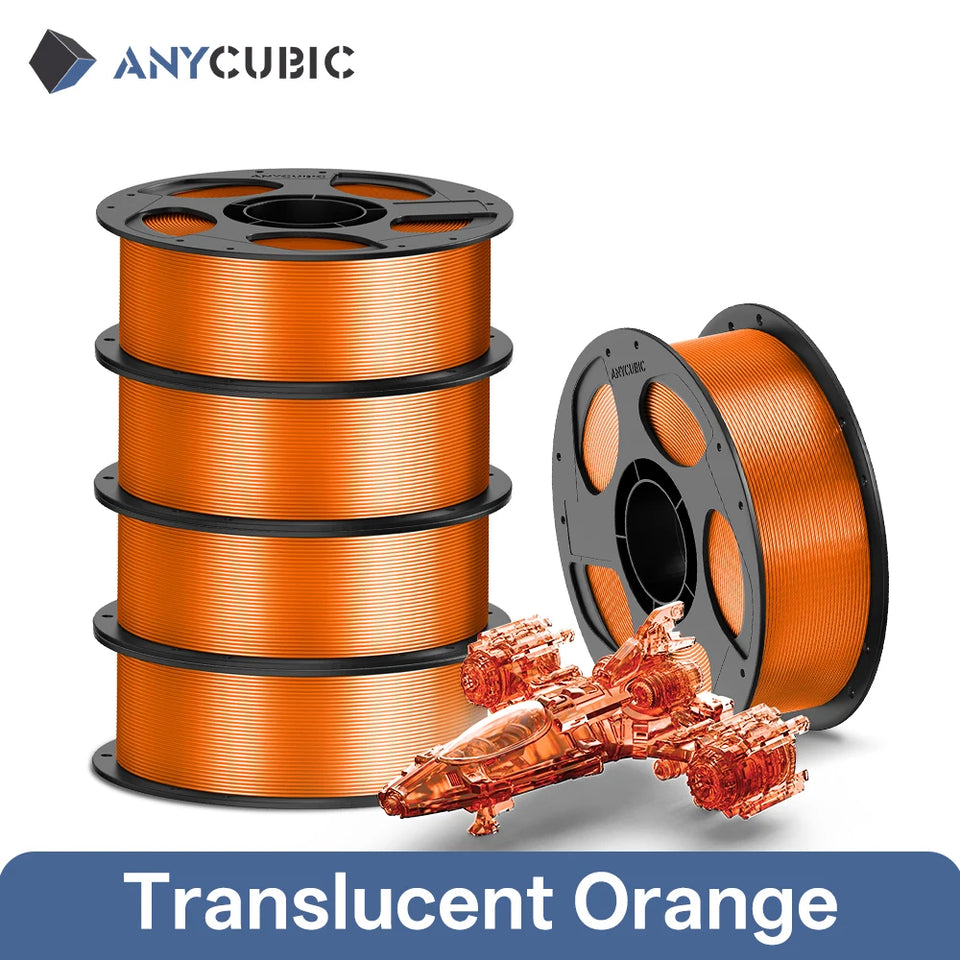 5KG ANYCUBIC PETG Filament PLA 3D Printer Multicolor 1.75mm Plastic 3D Printer Filament For Kobra 3 Combo S1C FDM 3D Printer