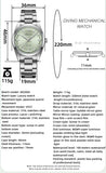 ADDIESDIVE AD2066 Men's Luxury Watch 10Bar Waterproof BGW9 Super Luminous 316L Stainless Steel reloj hombre VH31 Quartz Watches