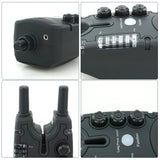 Hirisi Carp Fishing Bite Alarms Set with Swingers, LED Bite Indicator, Waterproof Fishing Alarm for Coarse Fishing