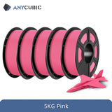ANYCUBIC PLA 3D Filament For FDM 3D Printer 1.75mm Eco-friendly 3D Printing Material Failment For Kobra S1C 5KG EU US Warehouse