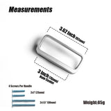 Goo-Ki Brushed Brass Cabinet Handle Antique Three-dimensional Finger Pulls Wardrobe Drawer Long Handle Nickel Drawer Pulls