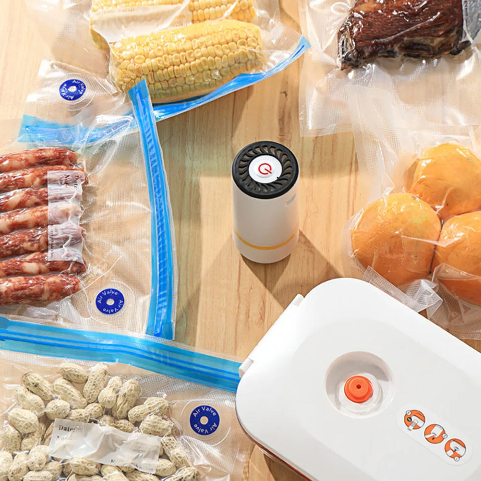 Portable Handheld Vacuum Sealer Pump Vacuum Sealer Pump USB Rechargeable for Inflatable Cushions Travel Storage Electric Pump