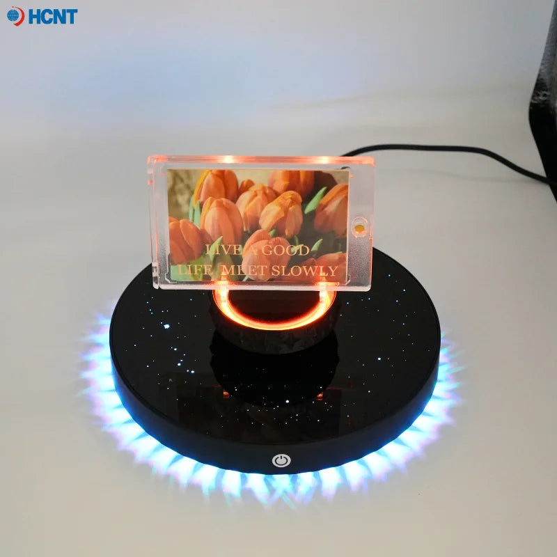 HCNT Magnetic Levitating Display Floating Meteor Lighting Base Tech Gift For Sports Cards Car Lovers Boys Teenagers Birthdays