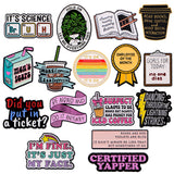 Book Enamel Pin Coffee Brooches for Lapel Pins Quote Phrase Words Badge on Backpack Clothing Accessories Fashion Jewelry Gifts