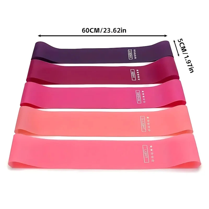 Resistance Bands Set for Home Gym - Full Body Workout for Arms, Legs & Glutes - Ideal for New Year Fitness and Home Exercise