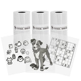 Mini Portable Printer,Thermal Label Maker Printer,For Wireless Bluetooth Photo Memo Stickers Inkless Suitable For Home, Office