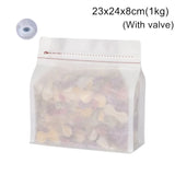 StoBag 50pcs White Cotton Paper Coffee Beans Packaging Bag with/No Valve Sealed for Powder Nuts Storage Stand Up Reusable Pouch