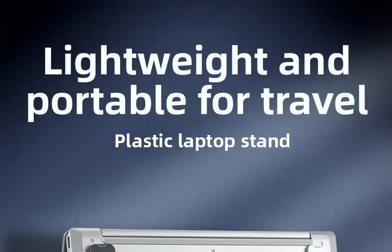 Desktop Riser Portable Foldable Laptop Stand Plastic Feet Hidden Keyboard Mini Adjustable Support Holder for Notebook