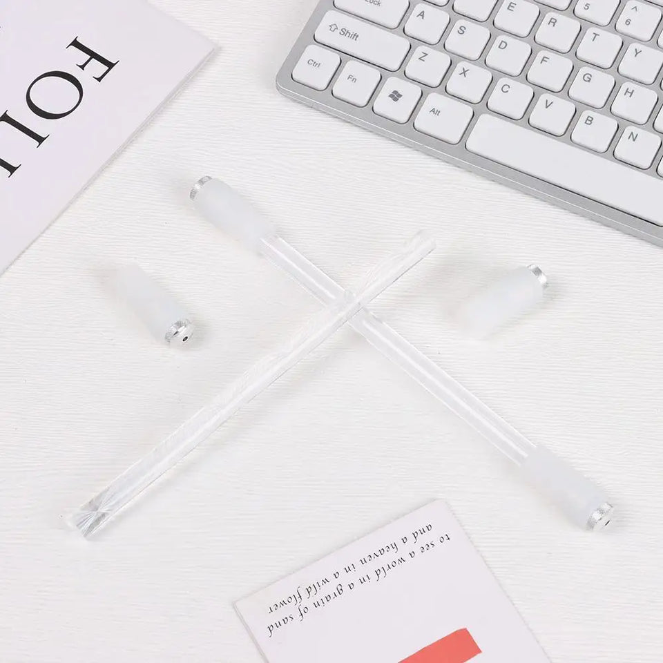 Creative Antistress LED Flash Anti-slip Stress Reliever Writing Tools Spinning Pen Spinner Toy