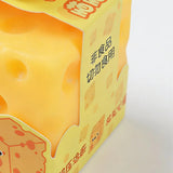 Cheese Fidget Toy Stress Relief Fidget Simulation Squeeze Decompress Toy for Kids Teens Adults Study Work Home School Office