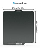 BIQU Panda Build Plate CryoGrip Coating No Clog 256x256mm Spring Steel Double-sided Textured for BambuLab P1 X1 X2D 3D Printer