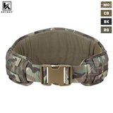 KRYDEX Tactical Waist Belt, MOLLE Soft Wide Padded Battle Belt, Shooting Airsoft Hunting Multi-Function Quick Release Belt