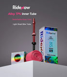 RideNow Metal Nozzle Tpu Inner Tube Removable Valve Cores External Thread Tube 700Cx18-32C/32-47C Road Bike &Gravel Presta Valve