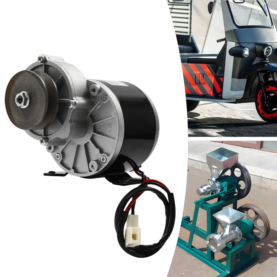 250W Brushed DC Gear Reduction Motor MY1016Z 12V/24V/36V 2750RPM 1N.m for Electric Bicycle E-Bike Scooter DIY Engine