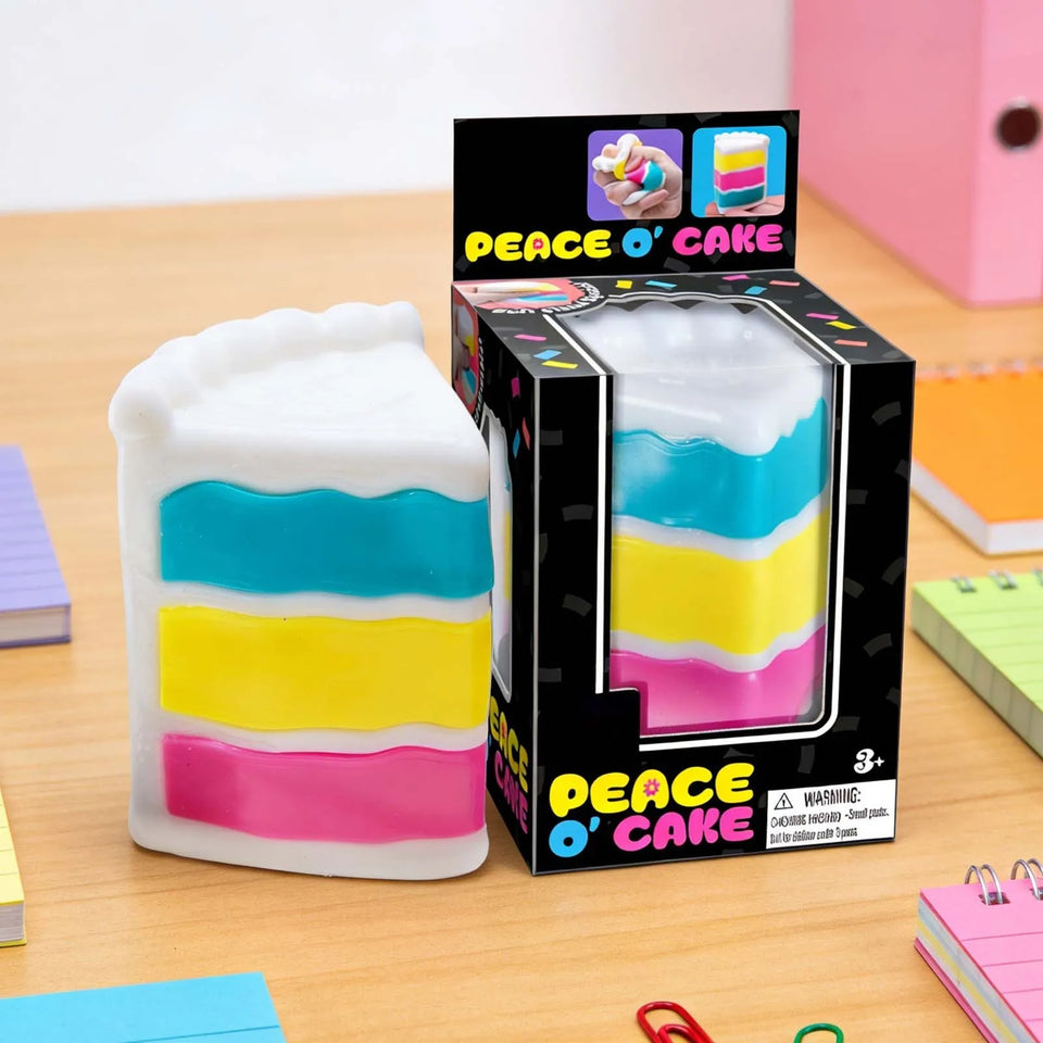Toy cake stress relief Fidget toy sensory squeezing plush toy education puzzle anti anxiety children adult toys