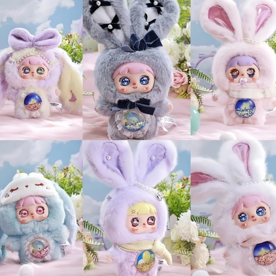 Spot New Baby Three Mocici Candy Heart Rabbit Magic Secret Realm Series Blind Box Plush Doll Cute Trendy Play Birthday Gift