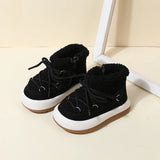DIMI New Autumn/Winter Baby Boots Warm Plush Rubber Sole Toddler Kids Sneakers Infant Shoes Fashion Little Boys Girls Boots