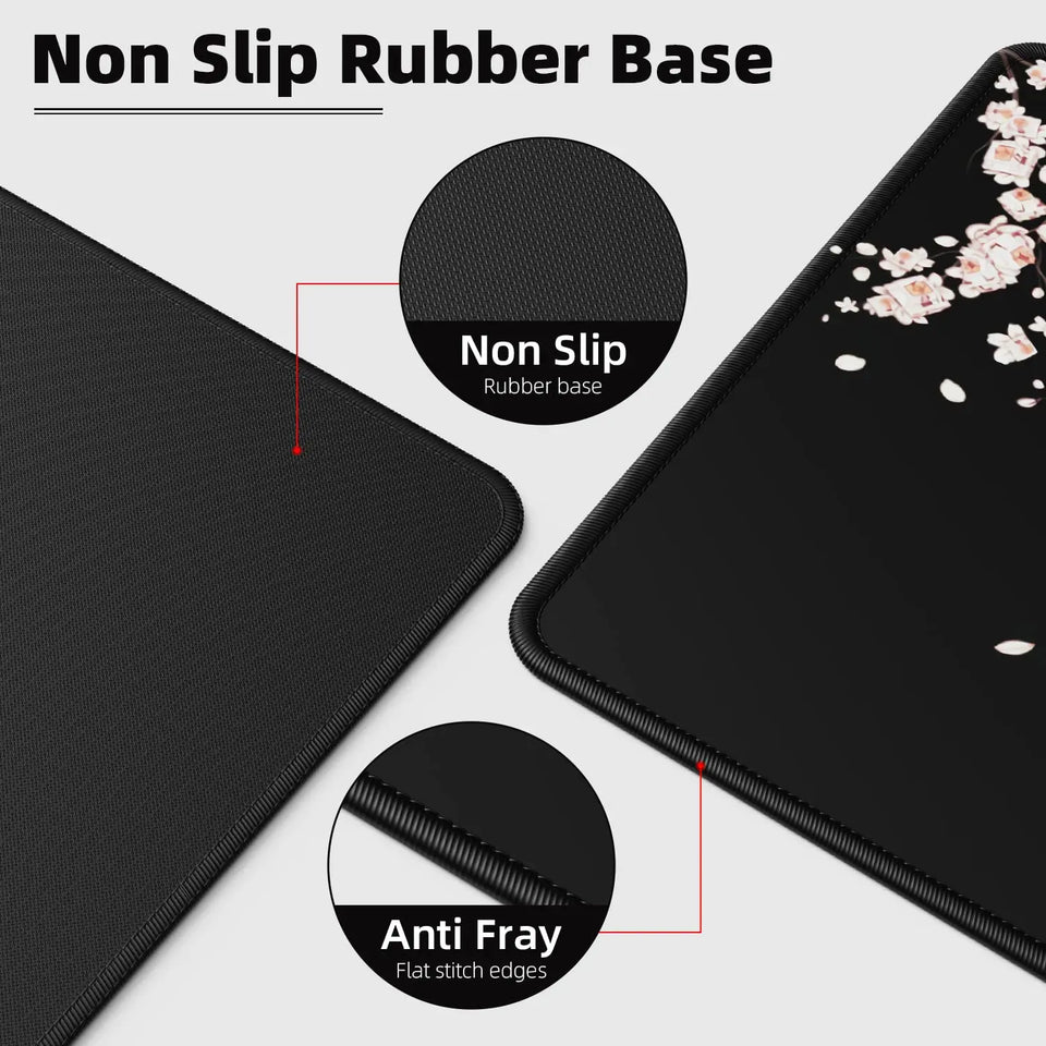 1PC Large Mouse Pad, Office Gaming Table Mat, Non-slip Rubber Base Washable Mouse Pad For Work, Gaming And Office