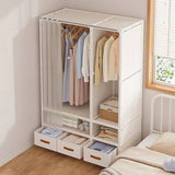 Durable Dustproof Collapsible Closet Large Capacity Wardrobe Easy Assembly Storage Organizer for Bedroom Dorm Daily Arrangement