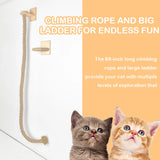Cat Climbing Rope Wear Resist Climbing Training Rope Reusable Claw Grinding Tool for Cat Furniture Scratcher Play Equipment