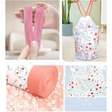 100PCS Cartoon Drawstring Trash Bags, 19.7x17.7in Thickened Unscented Liners for Kitchen, Bathroom, Office