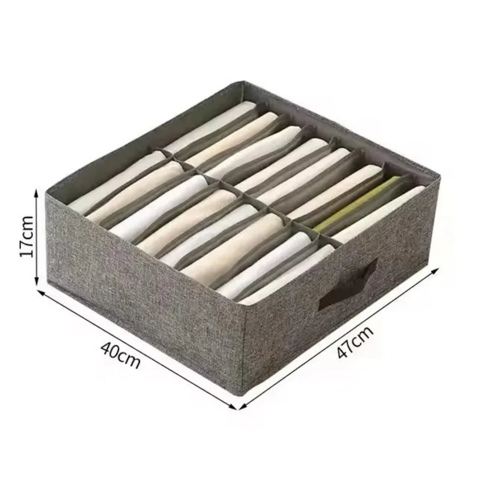 Closets Clothes Organizer Pants Jeans Storage Box Cabinet Organizer Drawers Underwear Socks T-Shirt Wardrobe Storage Organiser