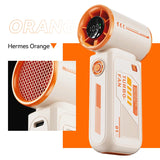 2025 New High Speed Turbo Small Air Cannon Electric Fan Portable Digital Display Handheld Fan USB Charging Fan Outdoor Mini Fan